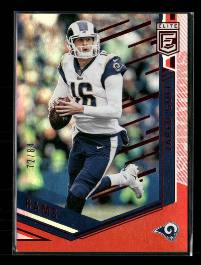 2018 Donruss Elite Aspirations Jared Goff #/84 #17