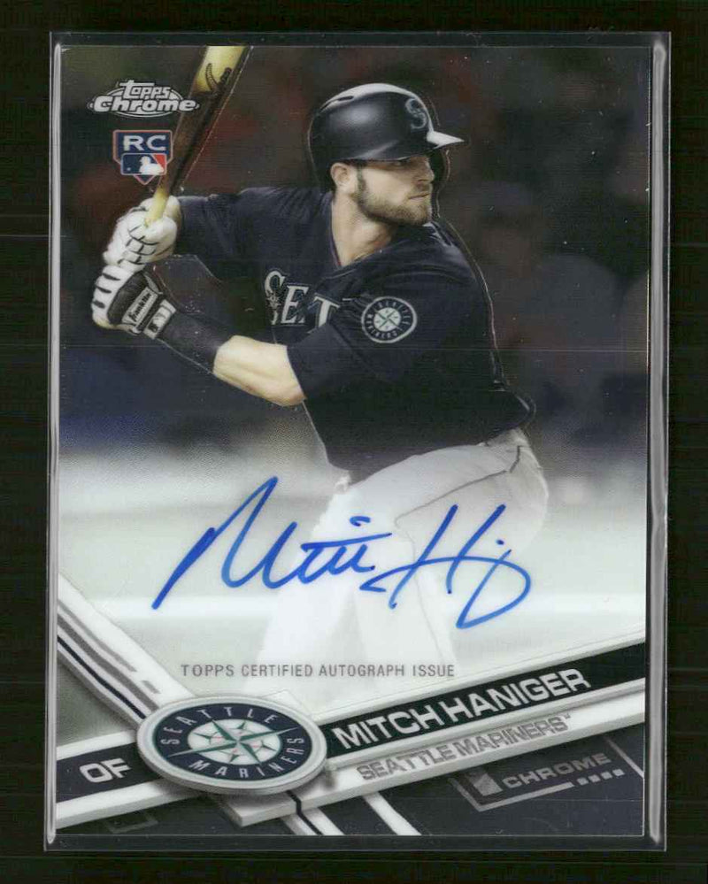 2017 Topps Chrome Rookie Autographs Mitch Haniger Auto #RA-MH
