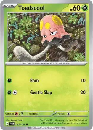 Toedscool 017/142 - SV07 Stellar Crown Reverse Holofoil
