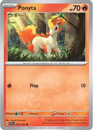 Ponyta 019/142 - SV07 Stellar Crown Reverse Holofoil