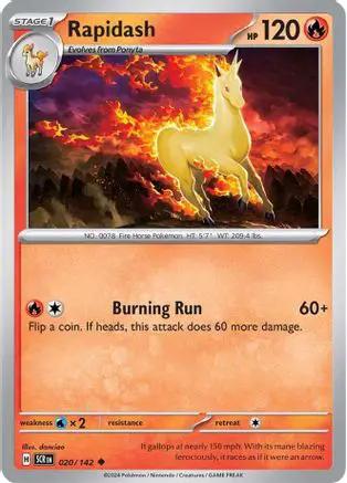 Rapidash 020/142 - SV07 Stellar Crown