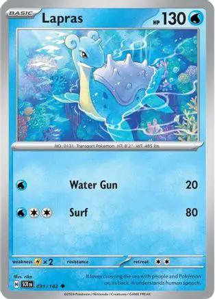 Lapras 031/142 - SV07 Stellar Crown Reverse Holofoil