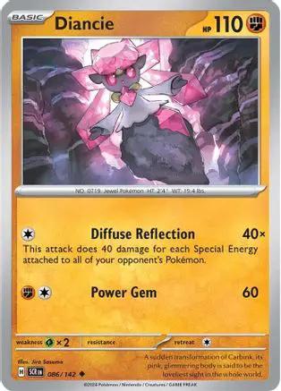 Diancie 086/142 - SV07 Stellar Crown Reverse Holofoil