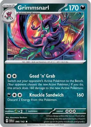 Grimmsnarl 096/142 - SV07 Stellar Crown Reverse Holofoil
