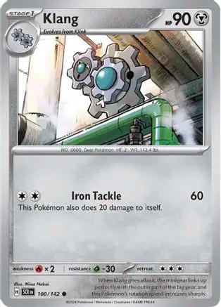 Klang 100/142 - SV07 Stellar Crown Reverse Holofoil