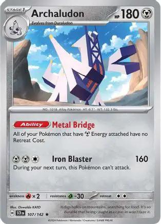 Archaludon 107/142 - SV07 Stellar Crown Holofoil