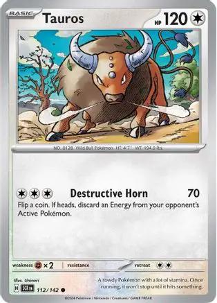 Tauros 112/142 - SV07 Stellar Crown