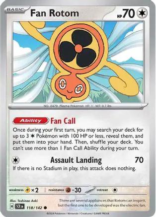 Fan Rotom 118/142 - SV07 Stellar Crown