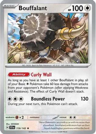 Bouffalant 119/142 - SV07 Stellar Crown Reverse Holofoil