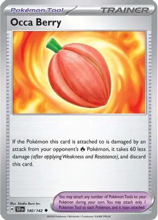 Occa Berry 140/142 - SV07 Stellar Crown Reverse Holofoil