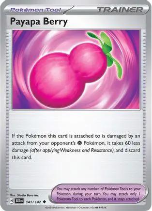 Payapa Berry 141/142 - SV07 Stellar Crown Reverse Holofoil