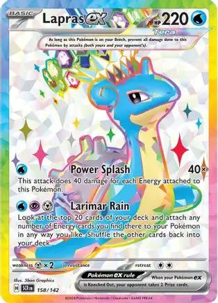 Lapras ex 158/142 - SV07 Stellar Crown Holofoil