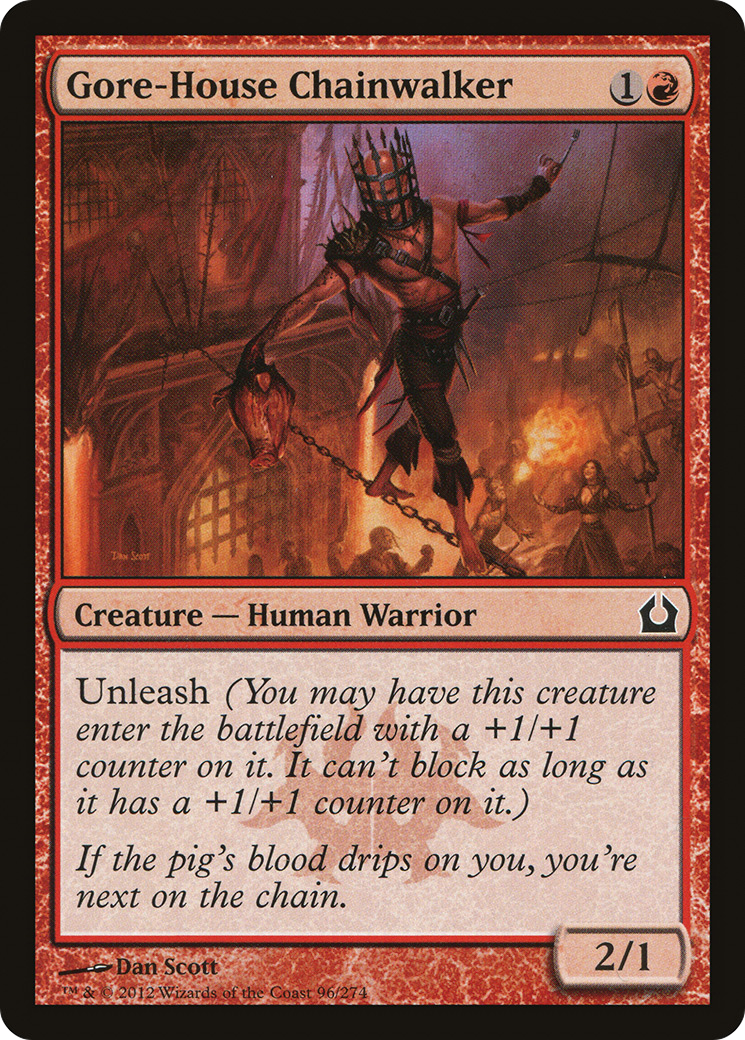 Gore-House Chainwalker (RTR-096) - Return to Ravnica