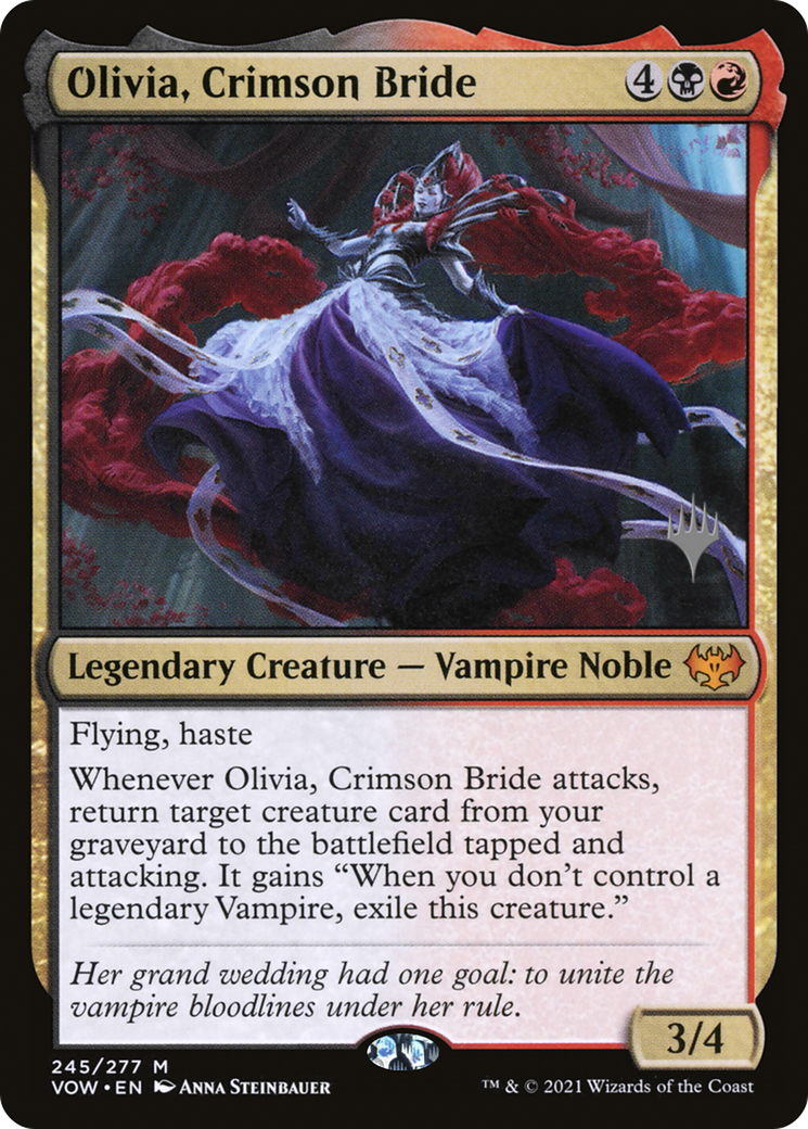 Olivia, Crimson Bride (PPNEO-245P) - Innistrad: Crimson Vow Promos Foil