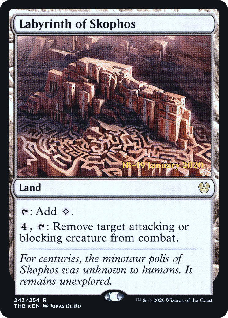 Labyrinth of Skophos (PRE-243S) - Theros Beyond Death Promos Foil