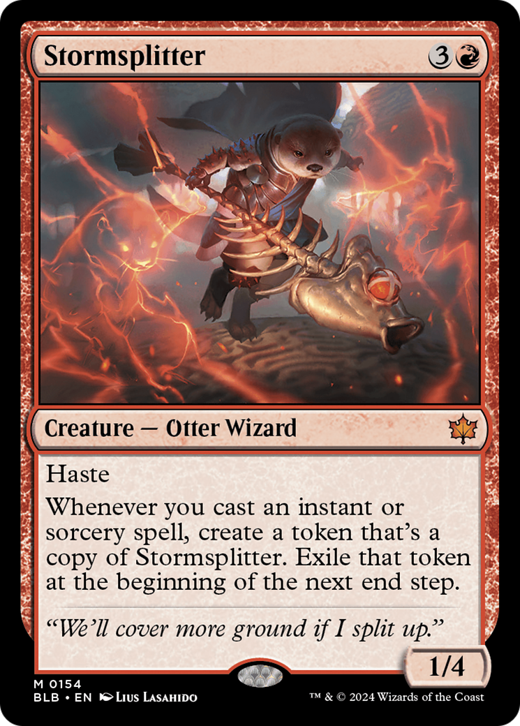 Stormsplitter (BLB-154) - Bloomburrow Foil