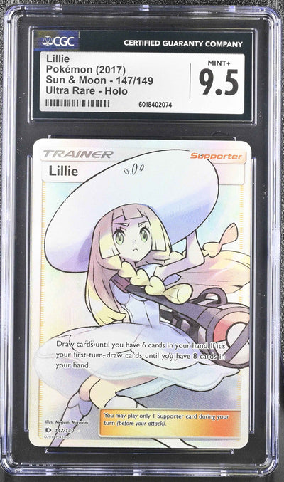 2017 Sun & Moon Lillie 9.5 CGC #147/149