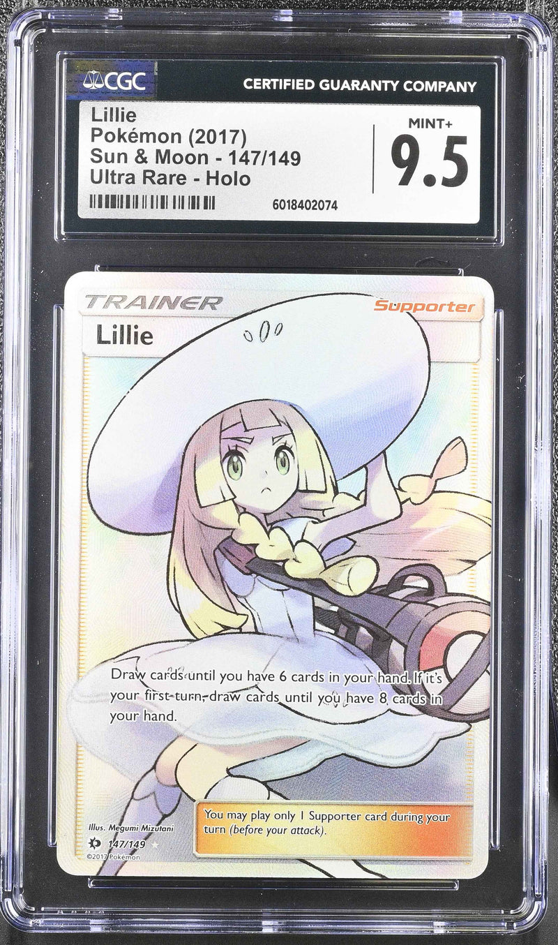 2017 Sun & Moon Lillie 9.5 CGC #147/149