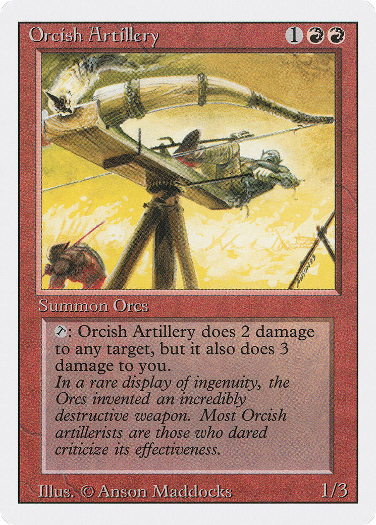 Orcish Artillery (3ED-168) - Revised Edition