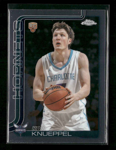 2025-26 Topps Chrome Refractor Kon Knueppel Rookie #254