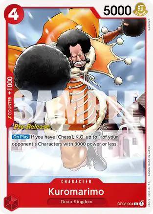 Kuromarimo (OP08-004) - Two Legends Pre-Release Cards