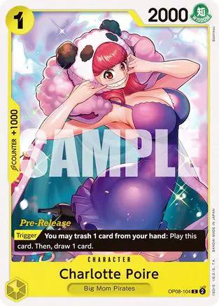 Charlotte Poire (OP08-104) - Two Legends Pre-Release Cards