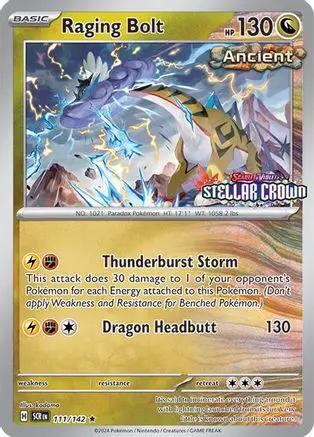 Raging Bolt (Cosmo Holo) (Best Buy Exclusive) 111/142 - Miscellaneous Cards & Products Holofoil