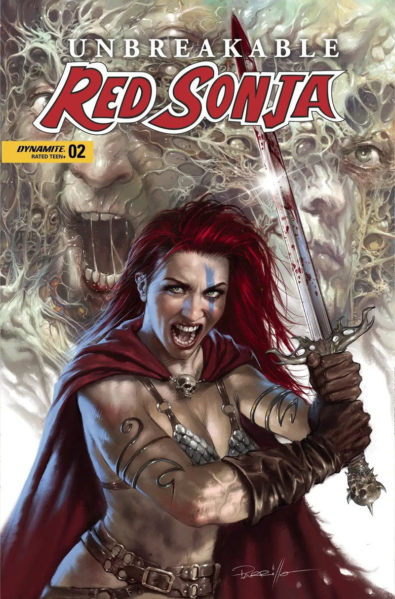 Unbreakable Red Sonja #2 A Lucio Parrillo (11/23/2022) Dynamite