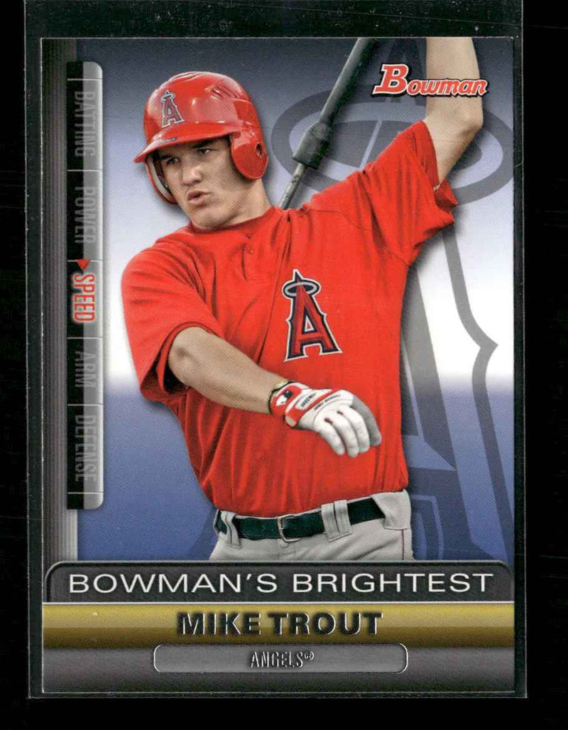 2011 Bowman Bowman's Brightest Mike Trout #BBR6