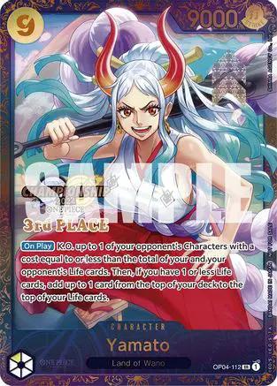 Yamato (Championship 2024 Finals 3rd Place) (OP04-112) - One Piece Promotion Cards Foil