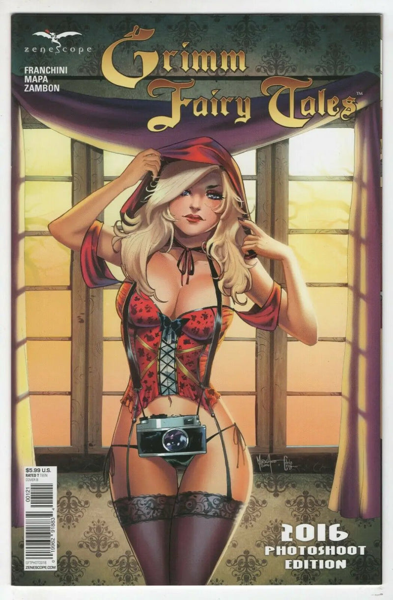 Grimm Fairy Tales 2016 Photo Shoot Edition Zenescope NM Mirka Andolfo Variant