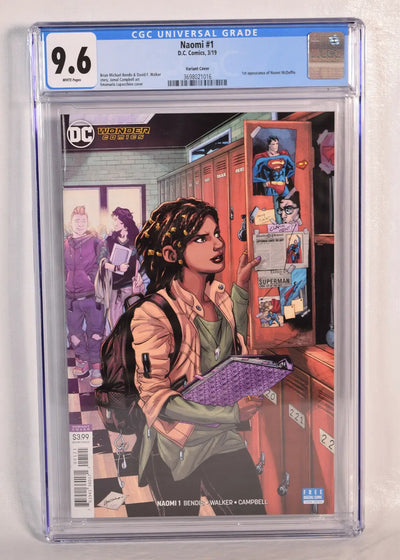 Naomi 1 B DC 2019 CGC 9.6 1st Print Emanuela Lupacchino Brian Michael Bendis