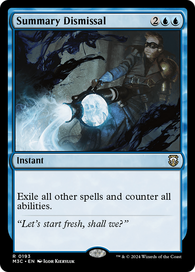 Summary Dismissal (M3C-193) - Modern Horizons 3 Commander Foil