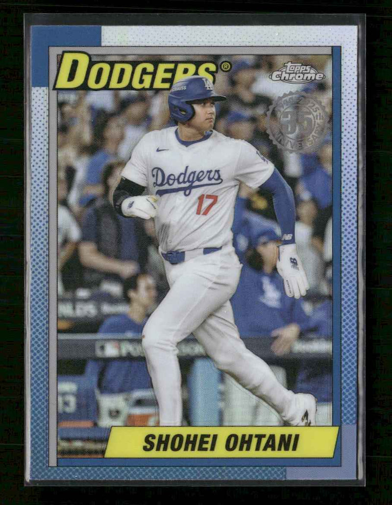2025 Topps Chrome 1990 Topps Baseball 35th Anniversary Shohei Ohtani #90CB-7