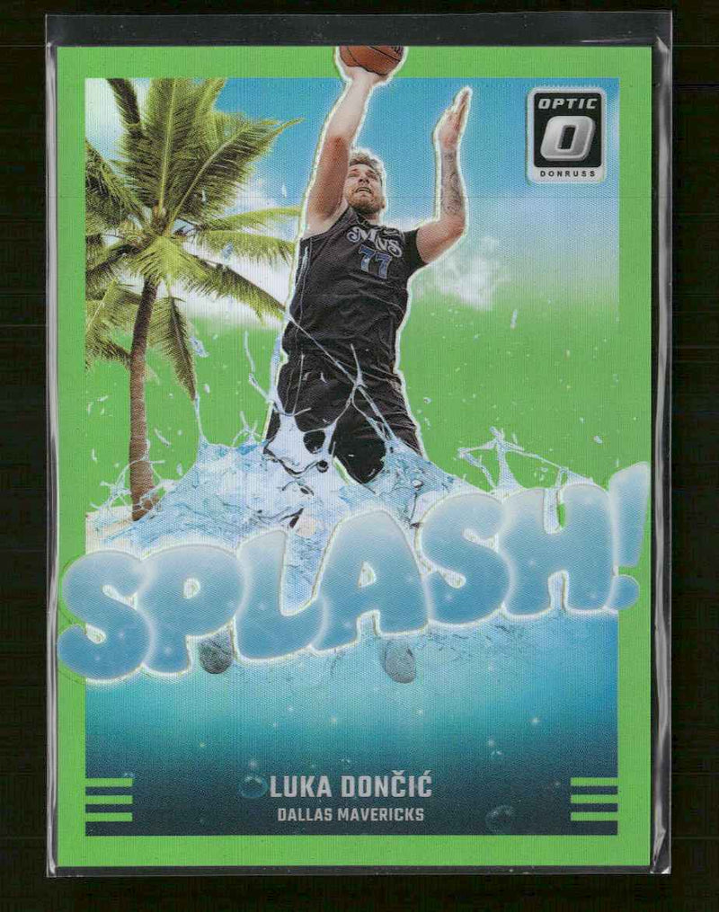 2024-25 Donruss Optic Splash! Lime Green Luka Doncic #/199 #1