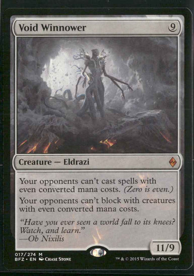 Battle for Zendikar Void Winnower #17