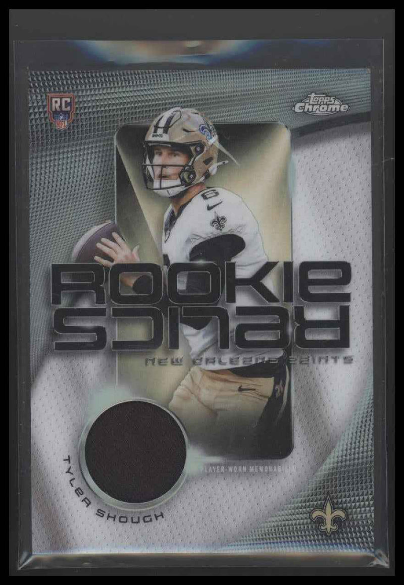 2025 Topps Chrome Rookie Relics Tyler Shough #RR-TS