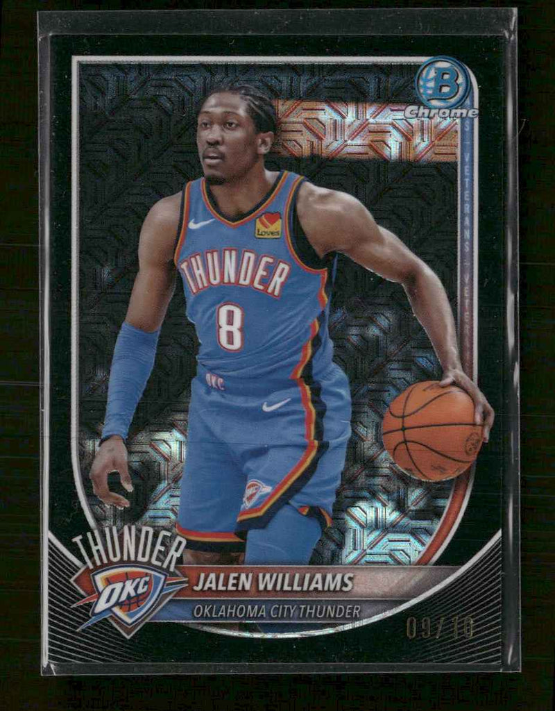 2025-26 Bowman Chrome Black Mojo #/10 Jalen Williams #BCV-107