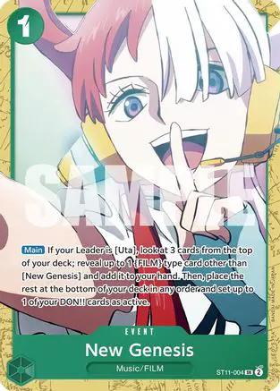 New Genesis (ST11-004) - Starter Deck 16: GREEN Uta