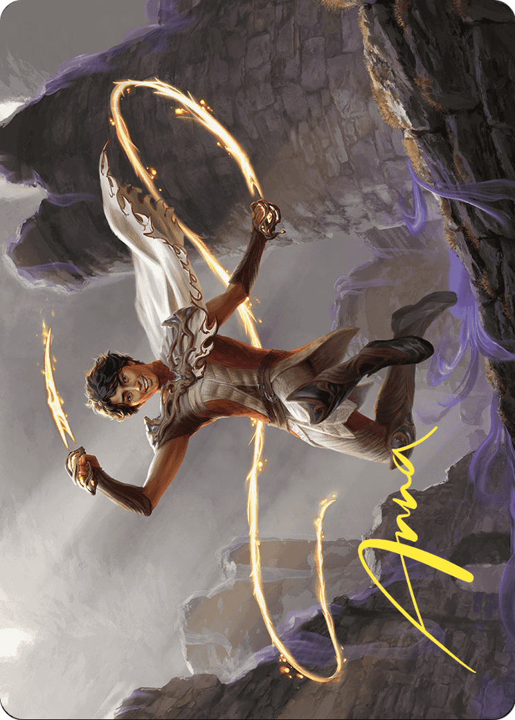Kellan, the Fae-Blooded // Kellan, the Fae-Blooded (AWOE-039) - Wilds of Eldraine Art Series (Borderless)