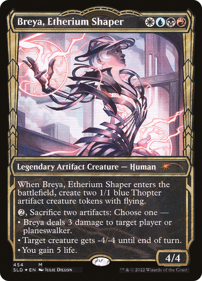 Breya, Etherium Shaper (SLD-454) - Secret Lair Drop: (Showcase) Foil