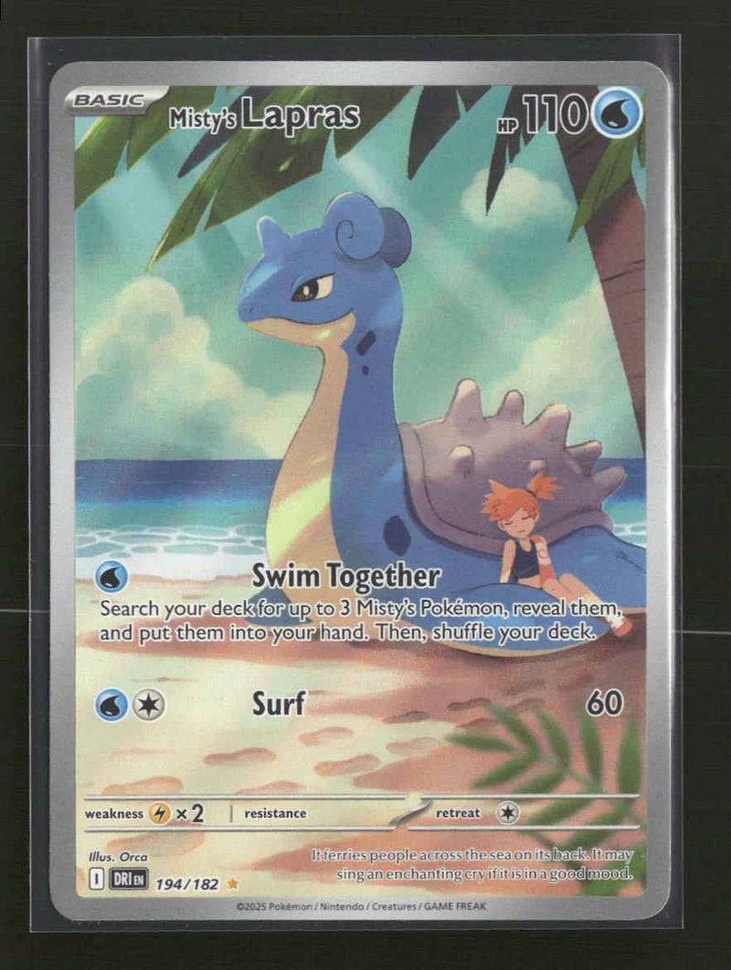 SV10: Destined Rivals Misty's Lapras #194/182