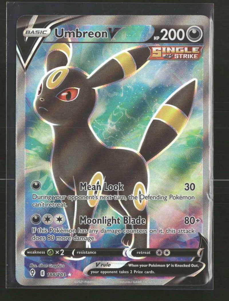 SWSH07: Evolving Skies Umbreon V (Full Art) #188/203