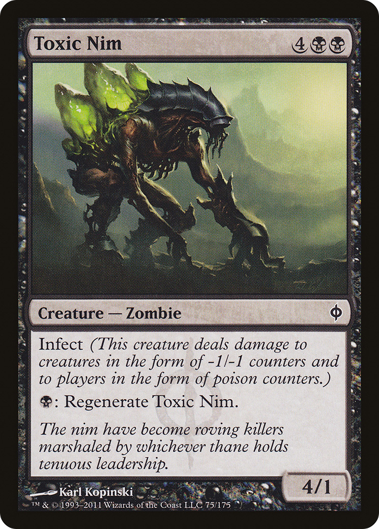 Toxic Nim (NPH-075) - New Phyrexia Foil