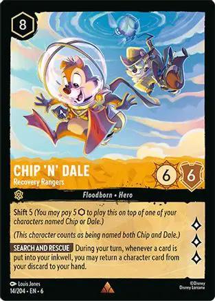 Chip 'n' Dale - Recovery Rangers (14/204) - Azurite Sea Cold Foil