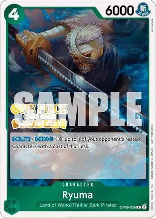Ryuma (Judge Pack Vol. 4) (OP06-036) - One Piece Promotion Cards Foil