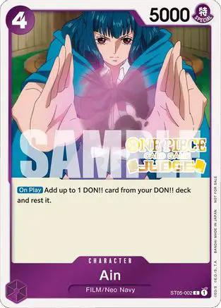Ain (Judge Pack Vol. 4) (ST05-002) - One Piece Promotion Cards Foil