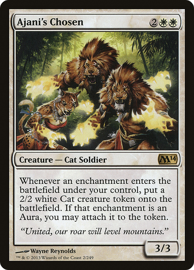 Ajani's Chosen (M14-002) - Magic 2014