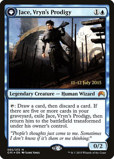 Jace, Vryn's Prodigy // Jace, Telepath Unbound (PRE-60S) - Magic Origins Promos: (originpwdfc) Foil
