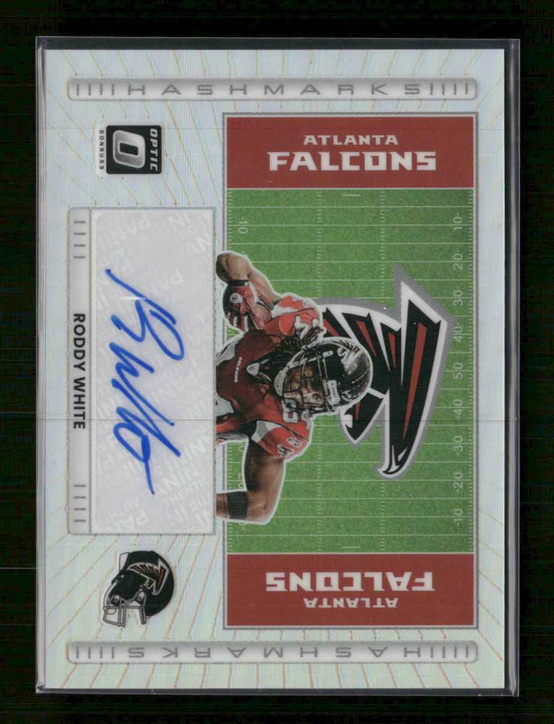 2025 Donruss Optic Hash Marks Roddy White Auto #HM-RW